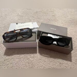 Vehla Sunglasses 
BNIB
River (Tortise/Sky)
Indi (Black/Smoke)